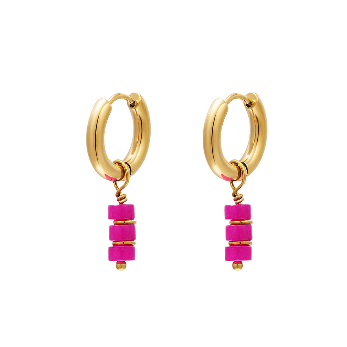 Colourful earrings